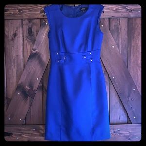 Tahari  royal blue dress